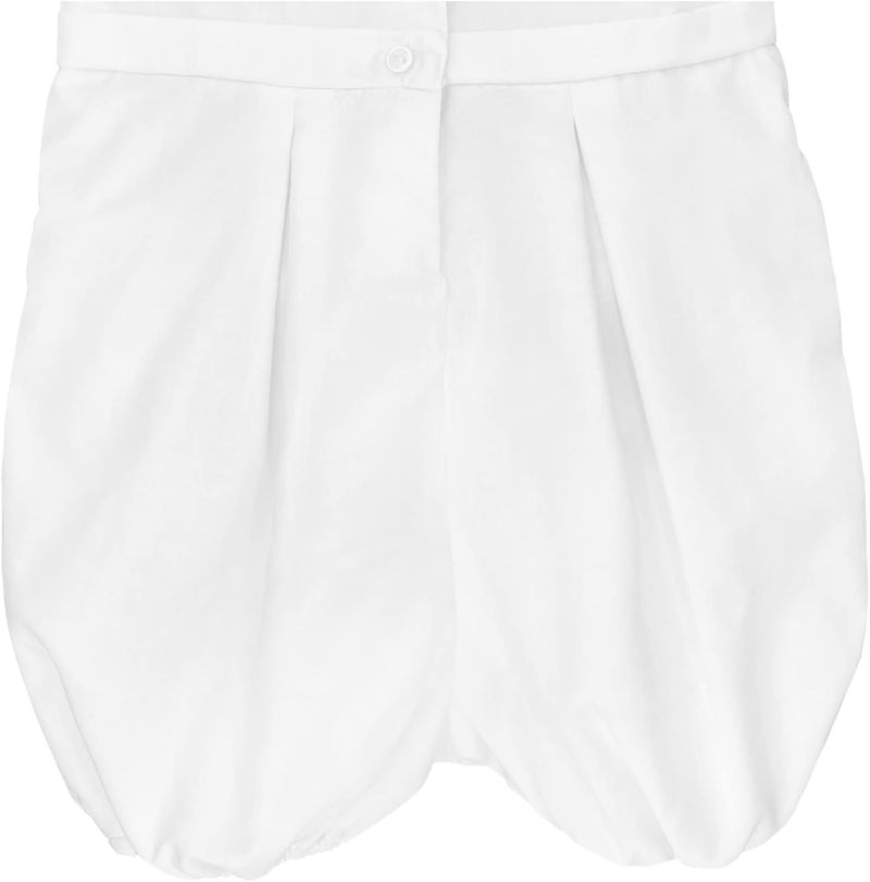 Petit Ami Baby Boys' Hand-Embroidered Cross Christening Romper, White - Image 4